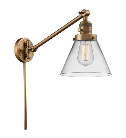 Innovations - 237-BB-G42 - One Light Swing Arm Lamp - Franklin Restoration - Brushed Brass
