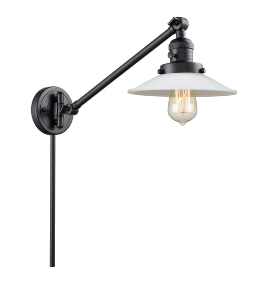 Innovations - 237-BK-G1 - One Light Swing Arm Lamp - Franklin Restoration - Matte Black