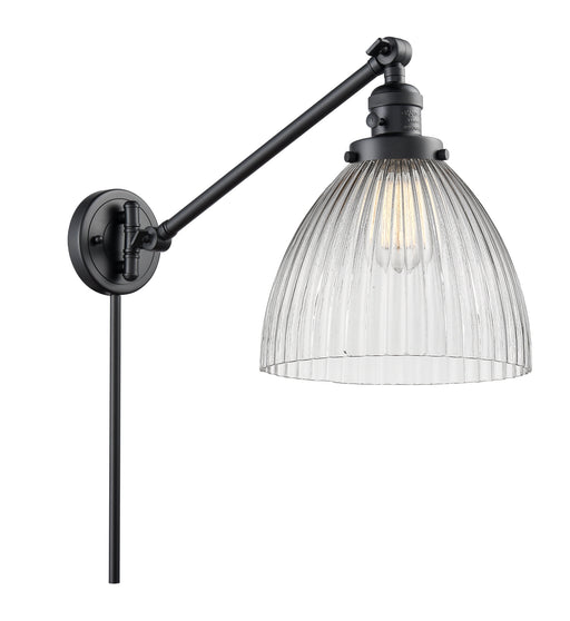 Innovations - 237-BK-G222 - One Light Swing Arm Lamp - Franklin Restoration - Matte Black