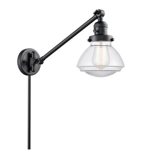 Innovations - 237-BK-G322 - One Light Swing Arm Lamp - Franklin Restoration - Matte Black