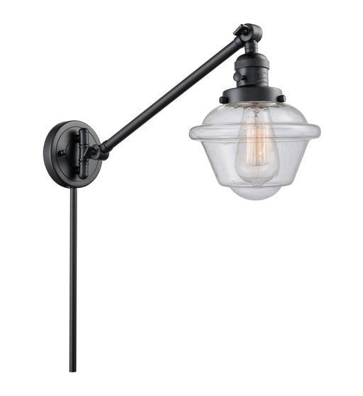 Innovations - 237-BK-G534 - One Light Swing Arm Lamp - Franklin Restoration - Matte Black