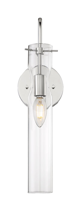 One Light Wall Sconce from the Spyglass collection in Polished Nickel finish