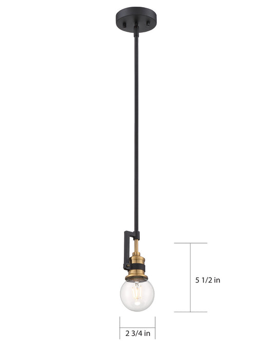 One Light Wall Sconce from the Spyglass collection in Black finish