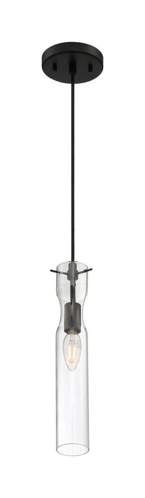 One Light Mini Pendant from the Spyglass collection in Black finish