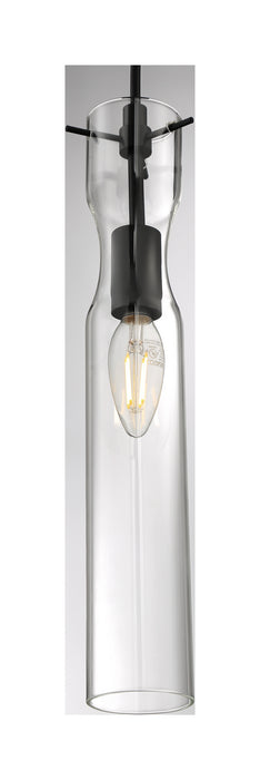 One Light Mini Pendant from the Spyglass collection in Black finish