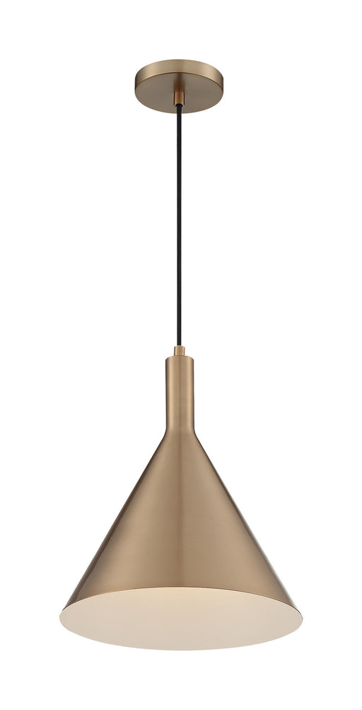 Nuvo Lighting - 60-7118 - One Light Pendant - Lightcap - Burnished Brass