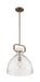 Nuvo Lighting - 60-7142 - One Light Pendant - Teresa - Burnished Brass