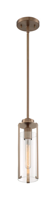One Light Mini Pendant from the Marina collection in Burnished Brass finish