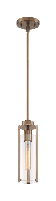 One Light Mini Pendant from the Marina collection in Burnished Brass finish