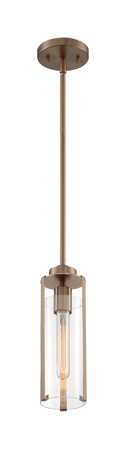 Nuvo Lighting - 60-7150 - One Light Mini Pendant - Marina - Burnished Brass