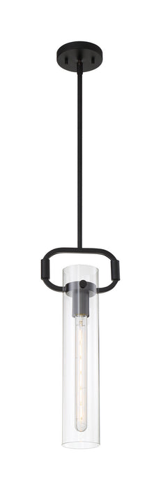 One Light Pendant from the Teresa collection in Matte Black finish