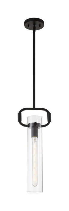 One Light Pendant from the Teresa collection in Matte Black finish