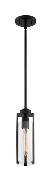 One Light Pendant from the Marina collection in Matte Black finish