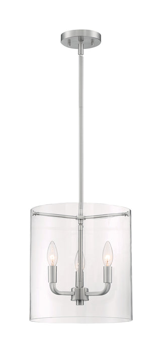 Three Light Pendant from the Sommerset collection in Brushed Nickel finish
