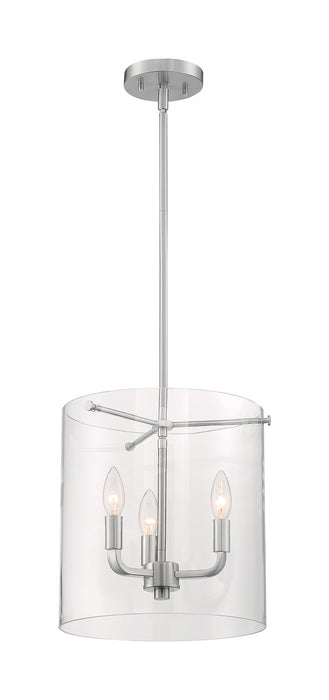 Three Light Pendant from the Sommerset collection in Brushed Nickel finish