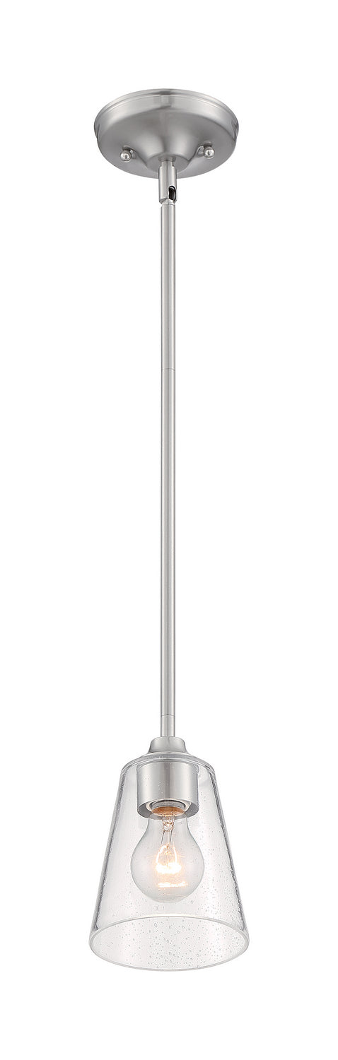 Nuvo Lighting - 60-7180 - One Light Mini Pendant - Bransel - Brushed Nickel