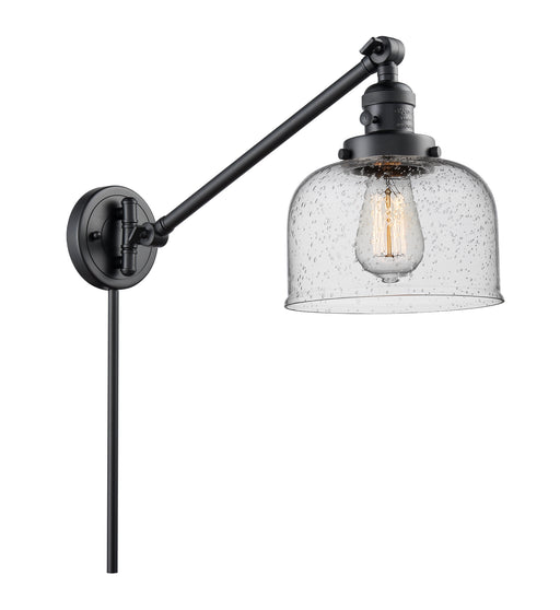 Innovations - 237-BK-G74 - One Light Swing Arm Lamp - Franklin Restoration - Matte Black