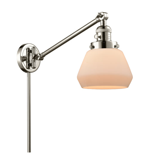 Innovations - 237-PN-G171 - One Light Swing Arm Lamp - Franklin Restoration - Polished Nickel