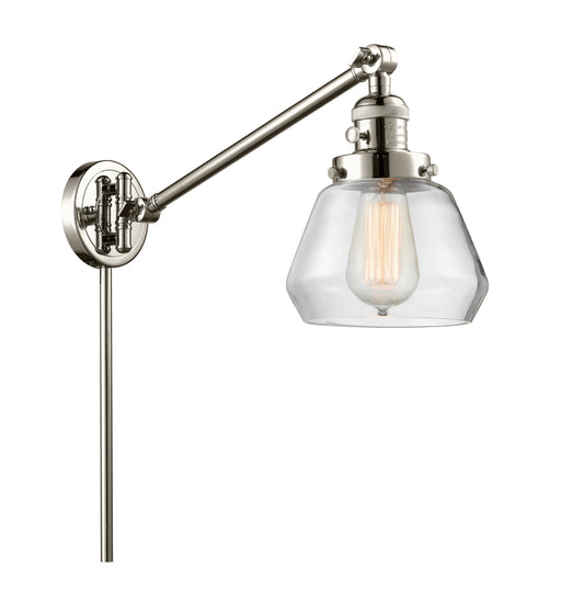 Innovations - 237-PN-G172 - One Light Swing Arm Lamp - Franklin Restoration - Polished Nickel