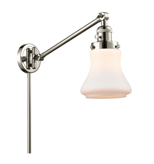 Innovations - 237-PN-G191 - One Light Swing Arm Lamp - Franklin Restoration - Polished Nickel