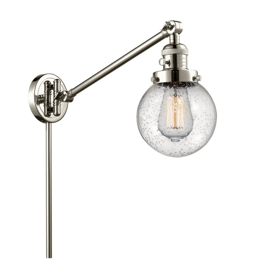 Innovations - 237-PN-G204-6 - One Light Swing Arm Lamp - Franklin Restoration - Polished Nickel
