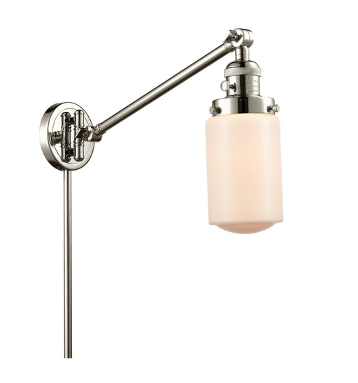Innovations - 237-PN-G311 - One Light Swing Arm Lamp - Franklin Restoration - Polished Nickel
