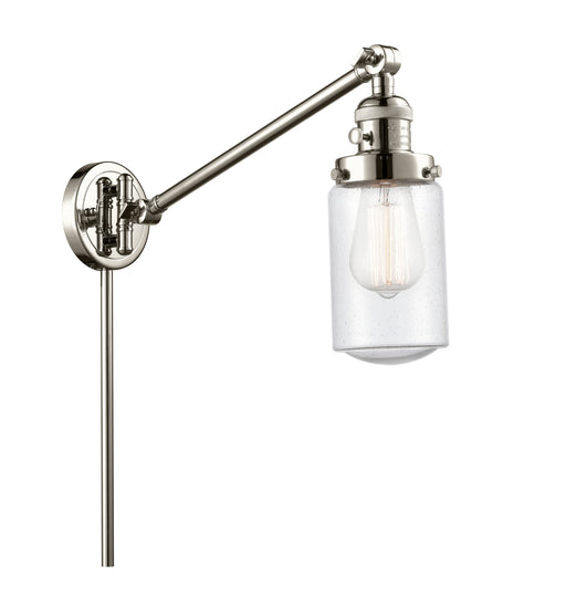 Innovations - 237-PN-G314 - One Light Swing Arm Lamp - Franklin Restoration - Polished Nickel