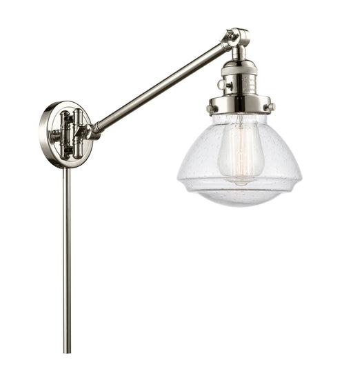 Innovations - 237-PN-G324 - One Light Swing Arm Lamp - Franklin Restoration - Polished Nickel
