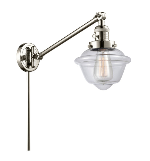 Innovations - 237-PN-G532 - One Light Swing Arm Lamp - Franklin Restoration - Polished Nickel