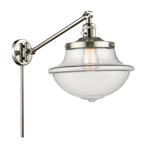 Innovations - 237-PN-G542 - One Light Swing Arm Lamp - Franklin Restoration - Polished Nickel