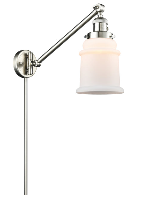 Innovations - 237-SN-G181 - One Light Swing Arm Lamp - Franklin Restoration - Brushed Satin Nickel