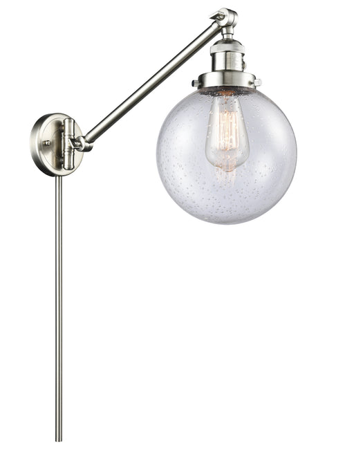 Innovations - 237-SN-G204-8 - One Light Swing Arm Lamp - Franklin Restoration - Brushed Satin Nickel