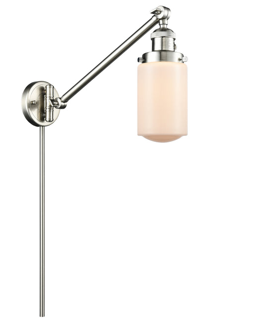 Innovations - 237-SN-G311 - One Light Swing Arm Lamp - Franklin Restoration - Brushed Satin Nickel