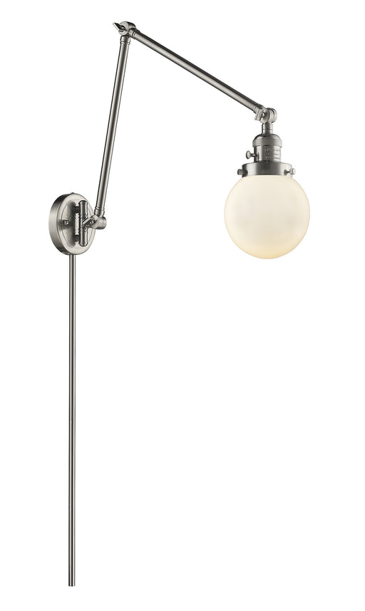 Innovations - 238-SN-G201-6 - One Light Swing Arm Lamp - Franklin Restoration - Brushed Satin Nickel