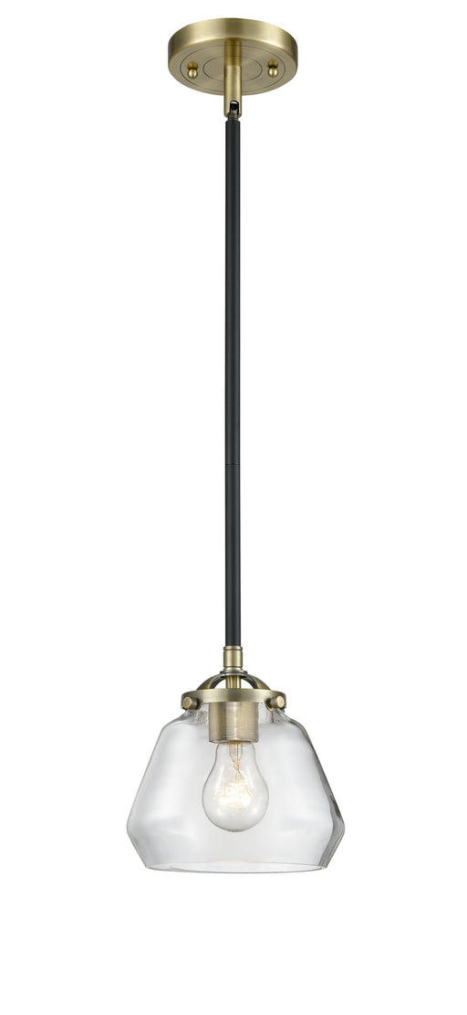 Innovations - 284-1S-BAB-G172 - One Light Mini Pendant - Nouveau - Black Antique Brass