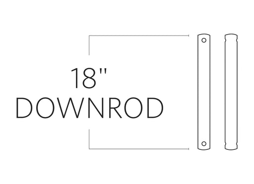 Monte Carlo - DR18DWZ - Downrod - Dark Weathered Zinc
