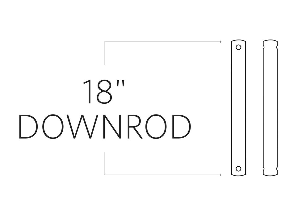 Monte Carlo - DR18DWZ - Downrod - Dark Weathered Zinc