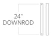 Monte Carlo - DR24DWZ - Downrod - Dark Weathered Zinc