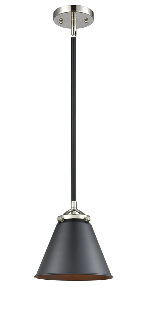 Innovations - 284-1S-BPN-M13-BK - One Light Mini Pendant - Nouveau - Black Polished Nickel