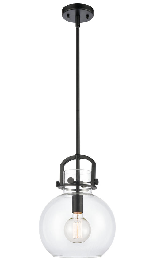Innovations - 410-1S-BK-10CL - One Light Mini Pendant - Newton - Matte Black