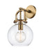 Innovations - 410-1W-BB-8CL - One Light Wall Sconce - Newton - Brushed Brass