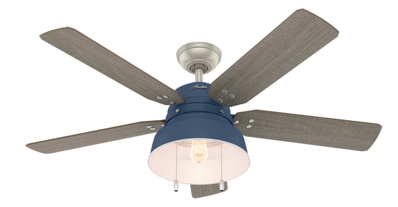 Hunter 52" Mill Valley Ceiling Fan with LED Light Kit and Pull Chains