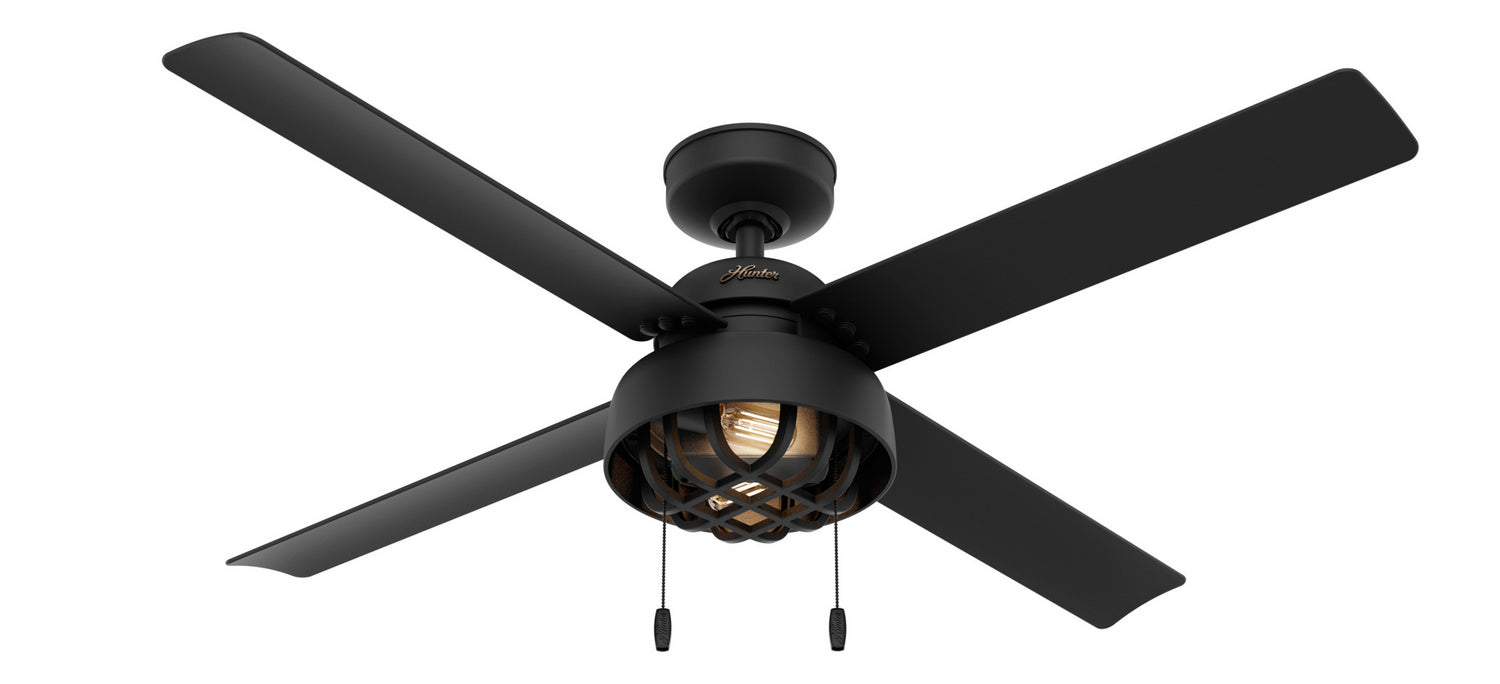 Hunter 52" Spring Mill Ceiling Fan with LED Light Kit and Pull Chains