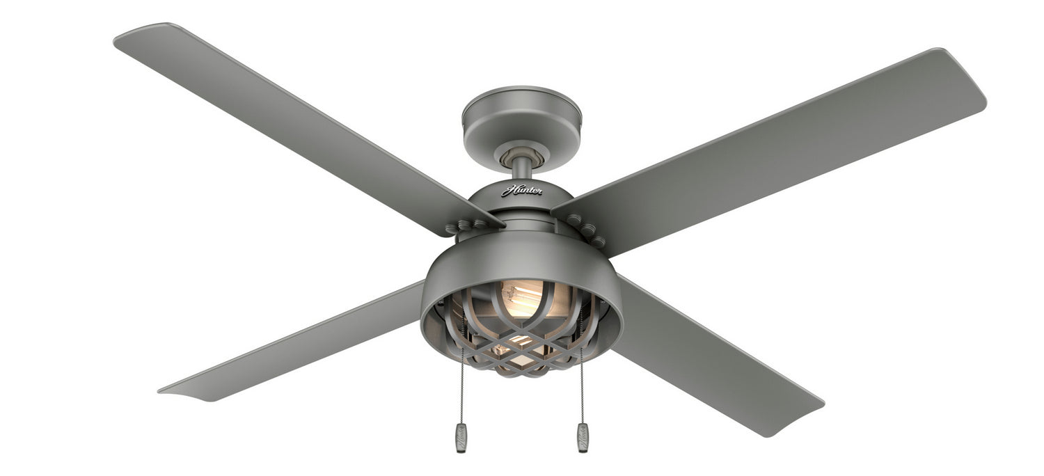 Hunter 52" Spring Mill Ceiling Fan with LED Light Kit and Pull Chains