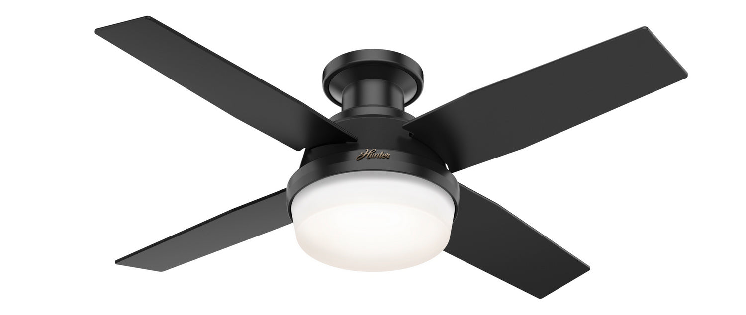 Hunter 44" Dempsey Outdoor Ceiling Fan with LED Light Kit and Handheld Remote