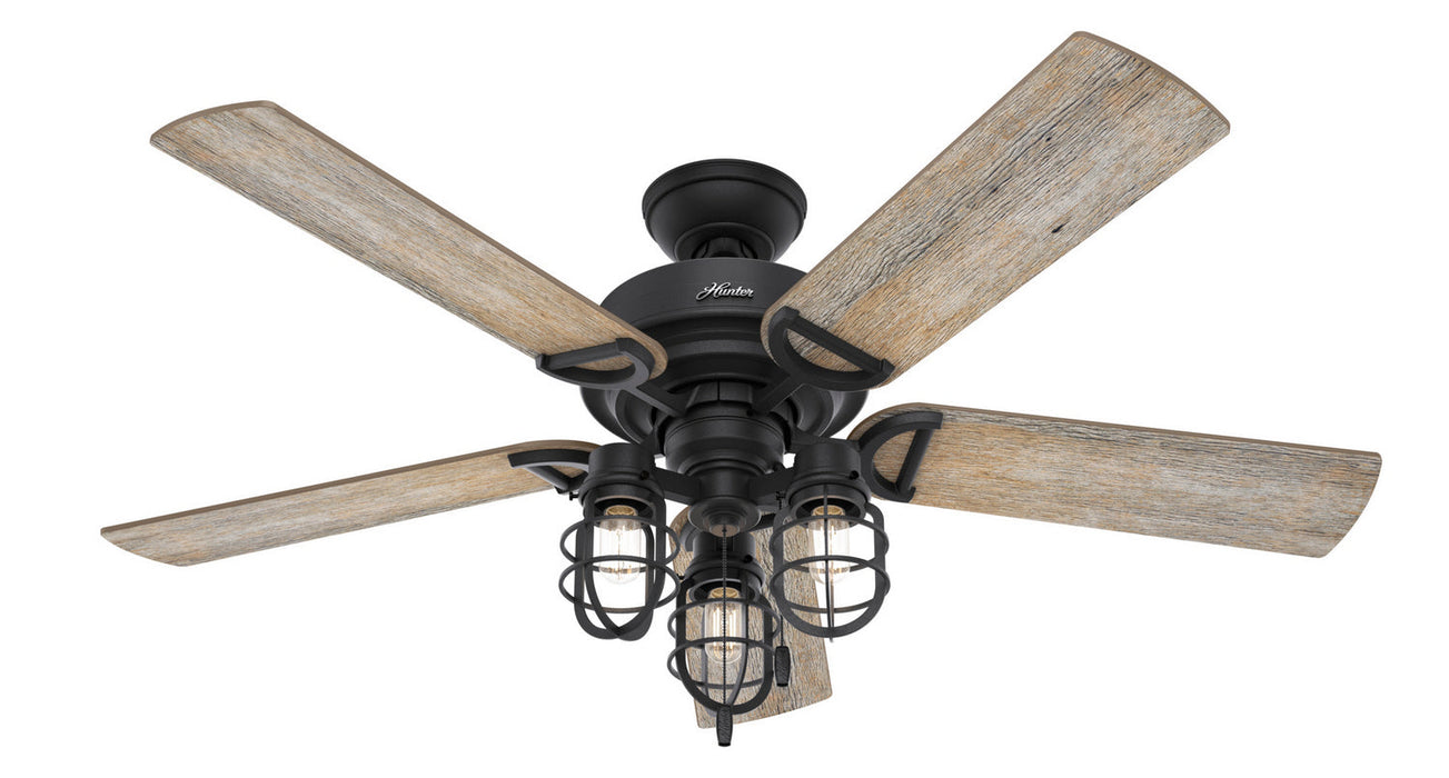 Hunter 52" Starklake Ceiling Fan with LED Light Kit and Pull Chains