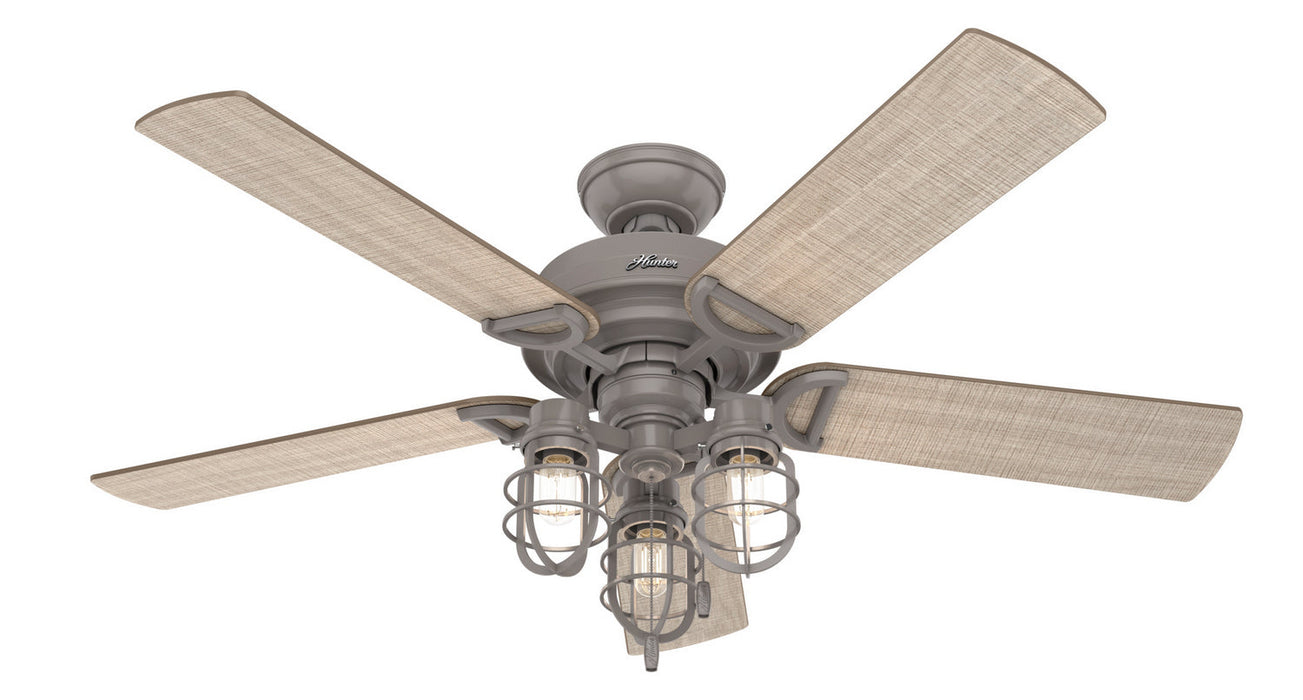 Hunter 52" Starklake Ceiling Fan with LED Light Kit and Pull Chains