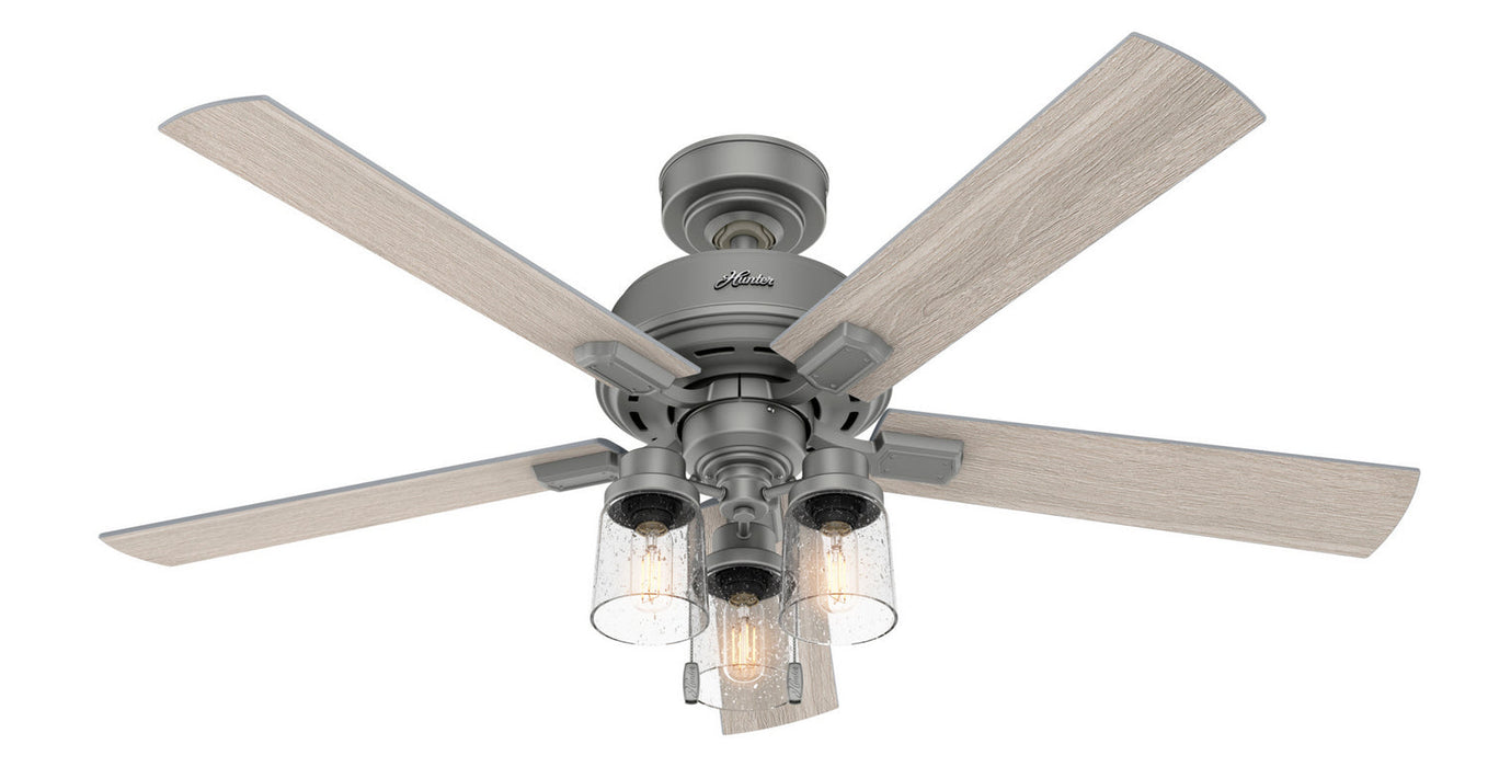 Hunter 52" Hartland Ceiling Fan with LED Light Kit and Pull Chains