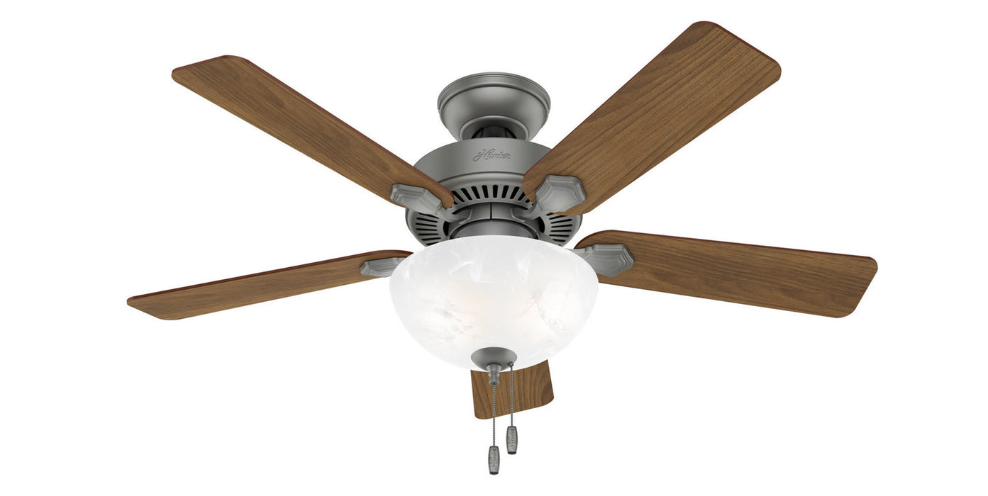 Hunter 44" Swanson Ceiling Fan with LED Light Kit and Pull Chains