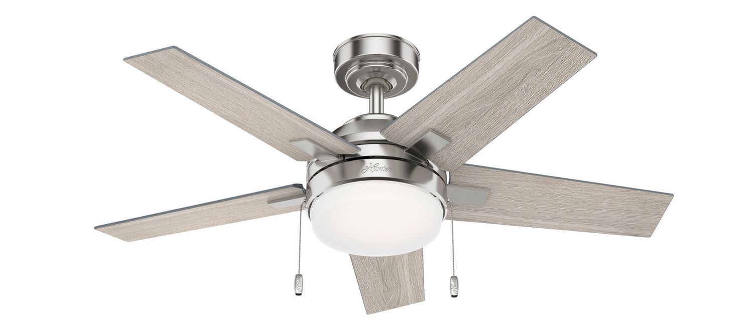 Hunter 44" Bartlett Ceiling Fan with LED Light Kit and Pull Chains